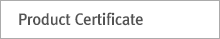 Product Certificate